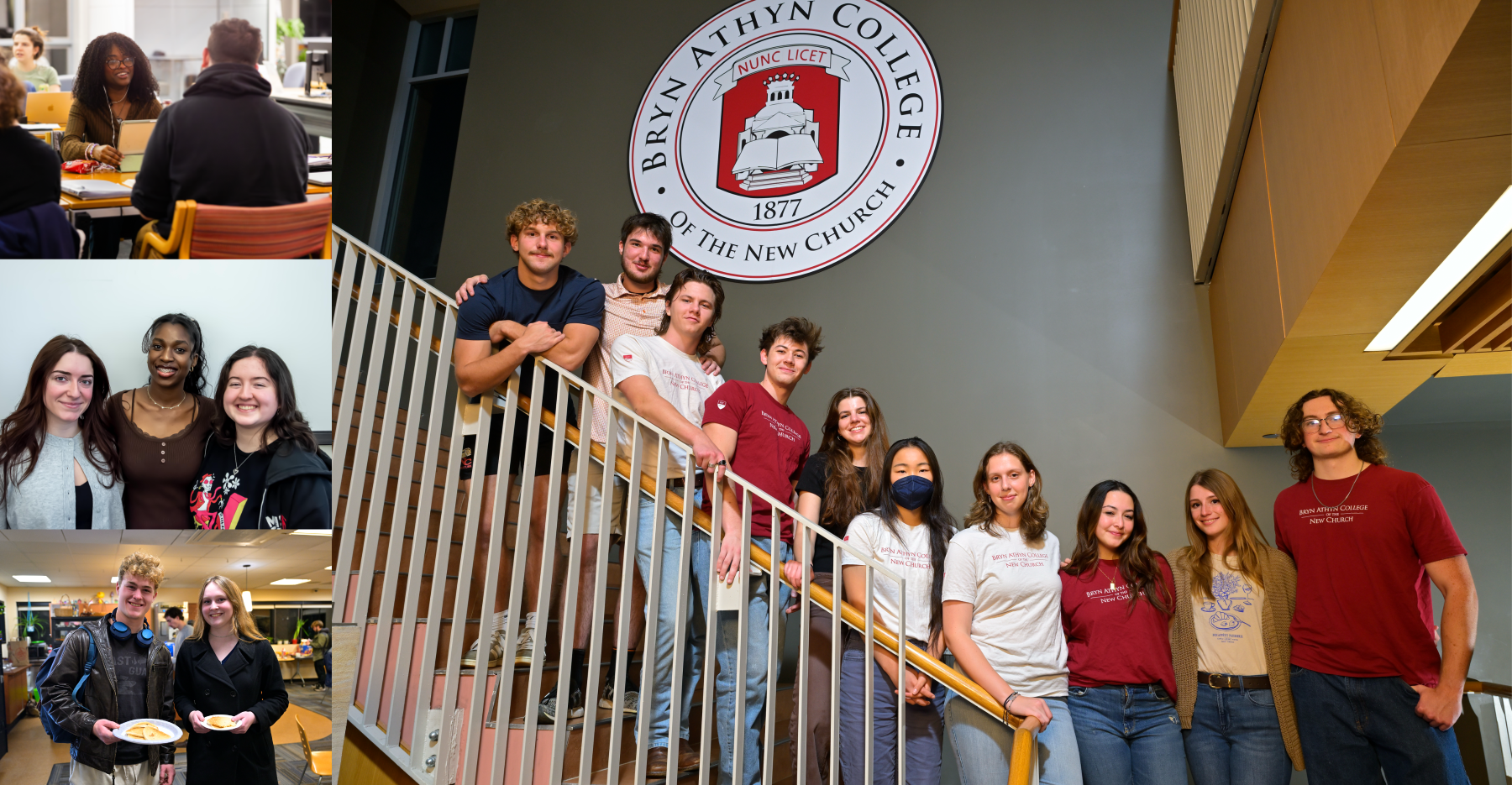 Collage of college students