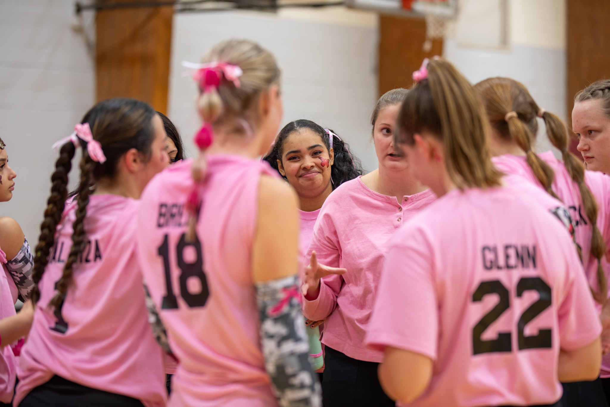 dig pink volleyball game