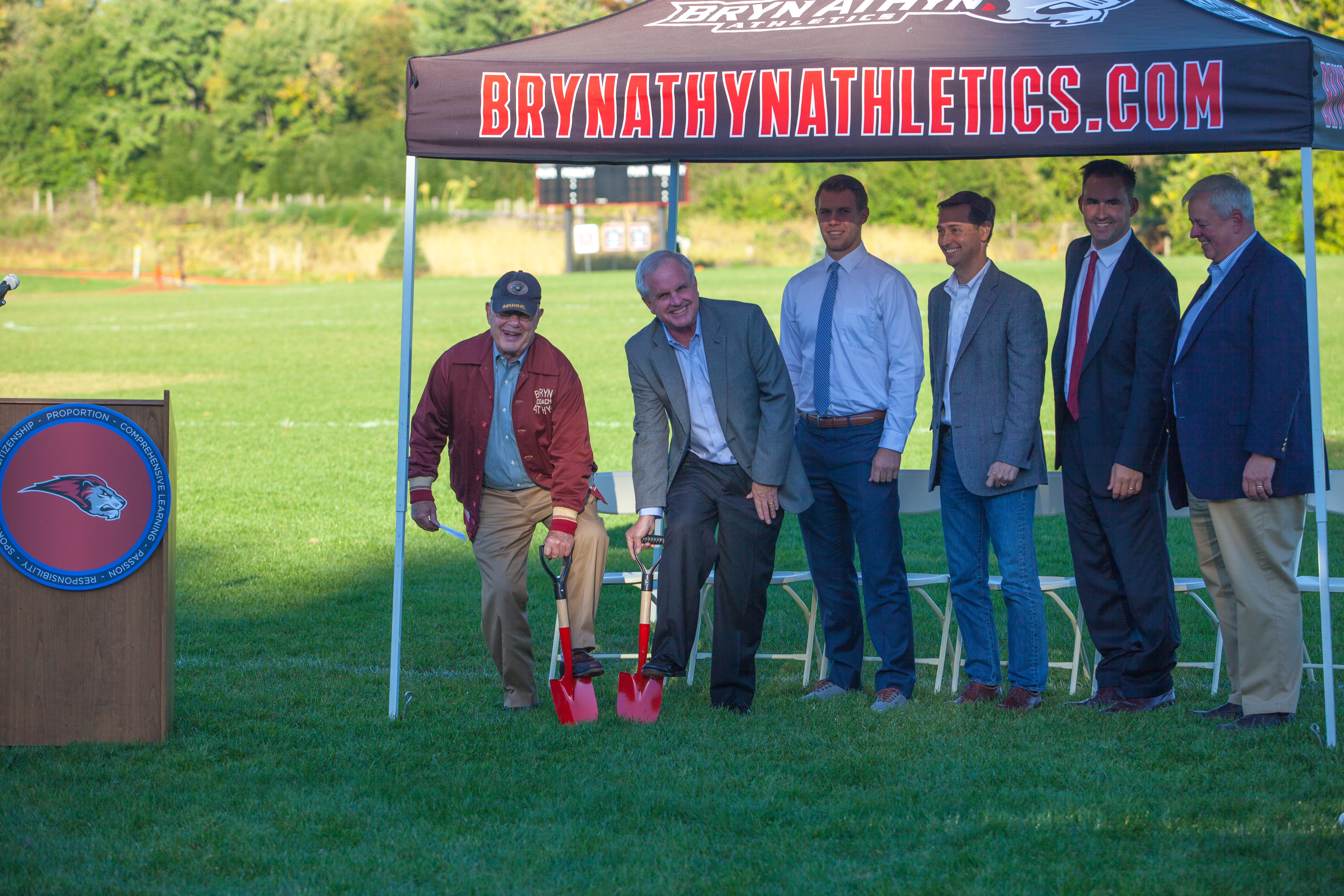 Turf Field Ground Breaking Ceremony