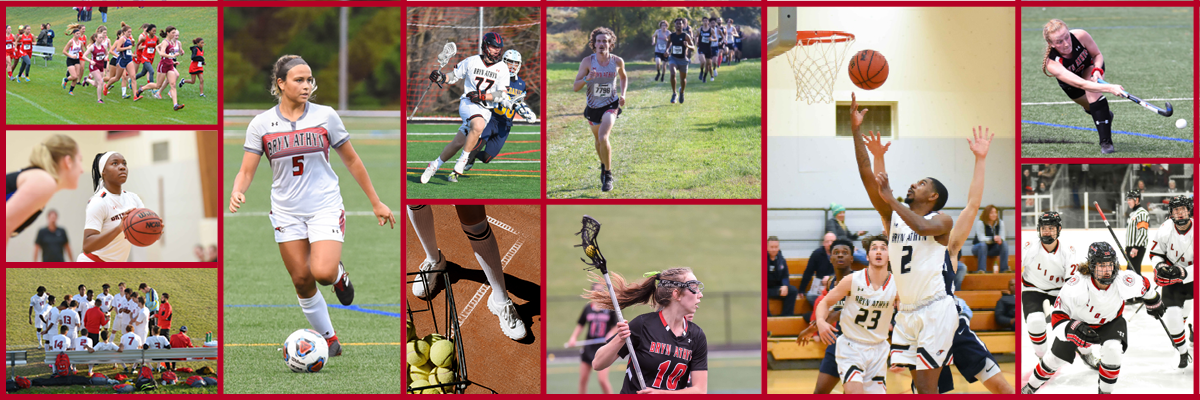 Collage of Bryn Athyn athletes