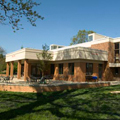 Childs Hall patio at Bryn Athyn College