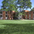 Grant Hall from back yard view