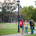 Pendleton Hall with classrooms and offices at Bryn Athyn College