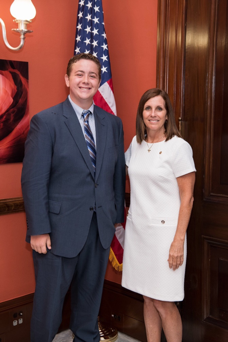 Tristan with Sen. McSally