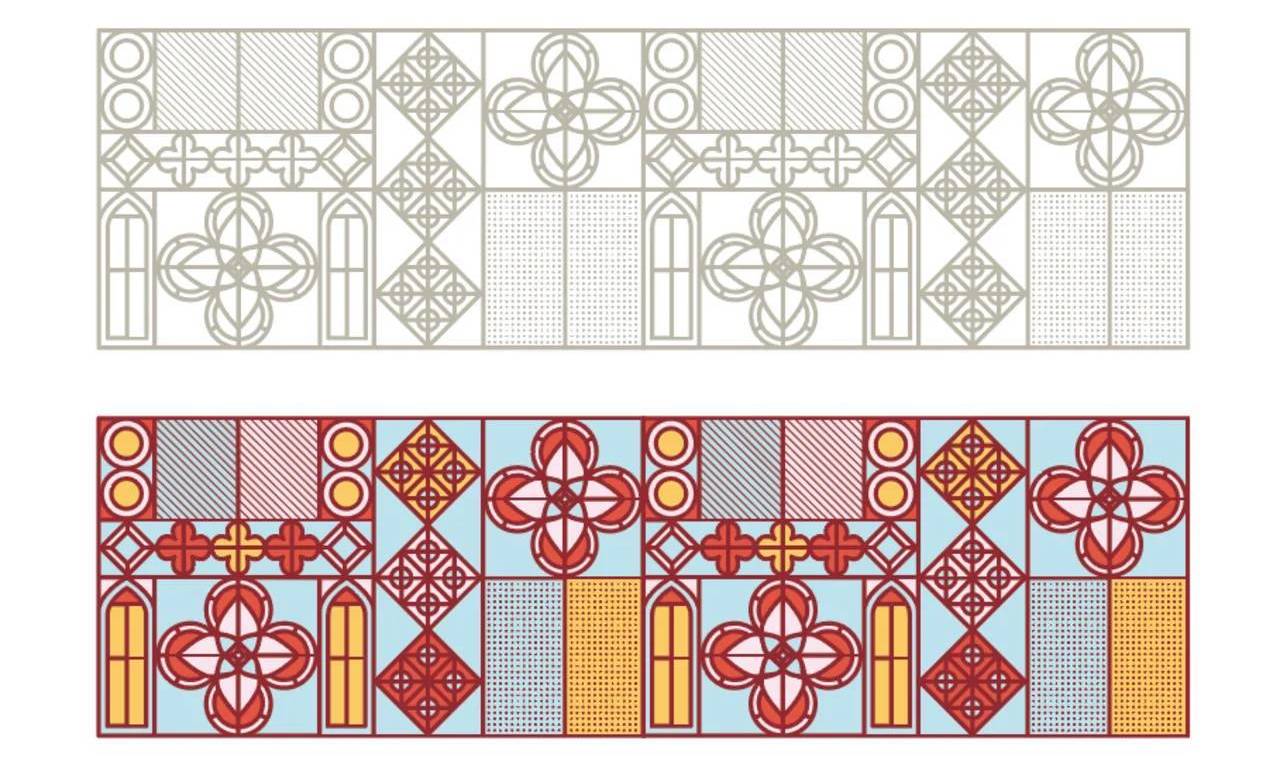 stained glass design